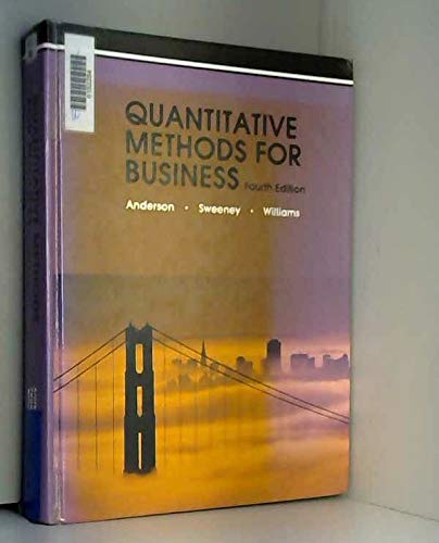 Quantitative Methods for Business, Fourth Edition