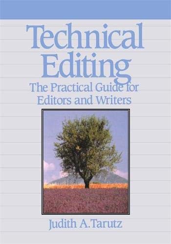 Technical Editing: The Practical Guide For Editors And Writers (Hewlett-Packard Press)