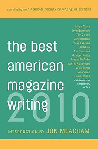 The Best American Magazine Writing 2010