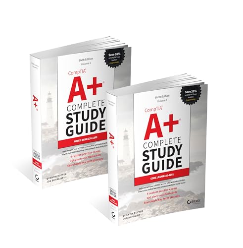 CompTIA A+ Complete Study Guide, 2-Volume Set: Volume 1 Core 1 Exam 220-1201 and Volume 2 Core 2 Exam 220-1202 (Sybex Study Guide)