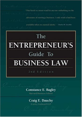 The Entrepreneur's Guide to Business Law