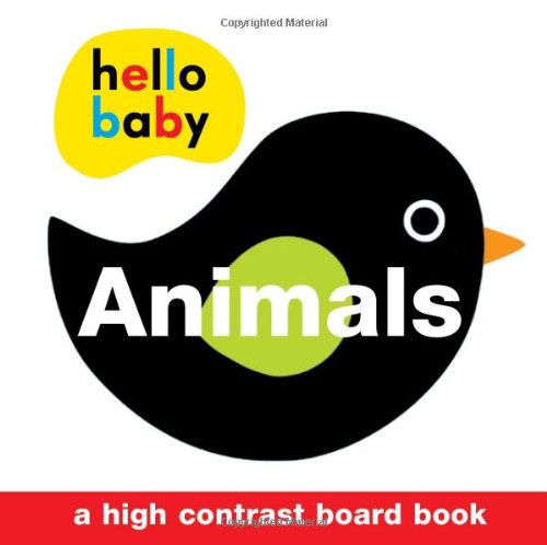 Hello Baby: Animals: A High-Contrast Board Book