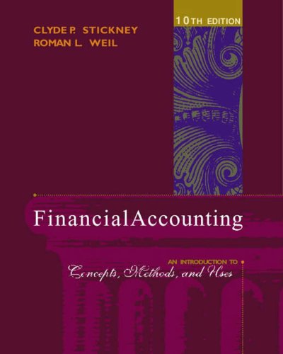 Financial Accounting: An Introduction to Concepts, Methods, and Uses