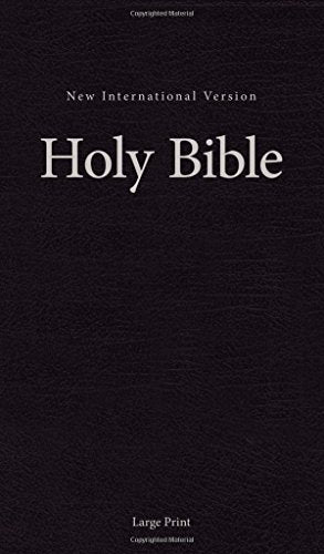NIV, Pew and Worship Bible, Large Print, Hardcover, Black, Comfort Print