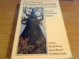 An Anthology of Canadian literature in English