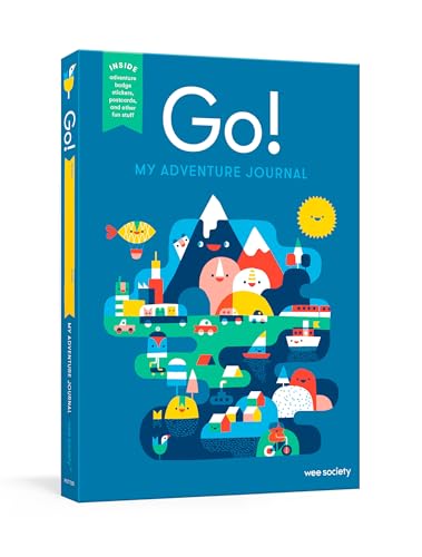 Go! (Blue): A Kids' Interactive Travel Diary and Journal (Wee Society)