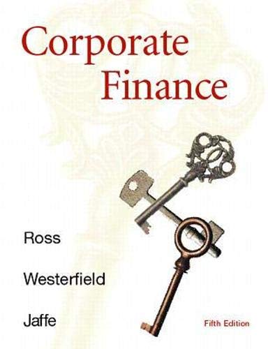 Corporate Finance (Irwin/Mcgraw-Hill Series in Finance, Insurance, and Real Estate)