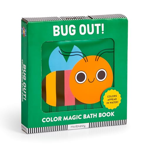 Bug Out! – Waterproof Color Changing Magic Bath Book for Babies and Toddlers
