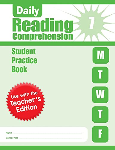 Daily Reading Comprehension, Grade 7 Student Workbook