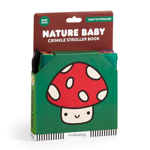Nature Baby – Wildlife Early Development Crinkle Fabric Stroller Book for Toddlers and Babies
