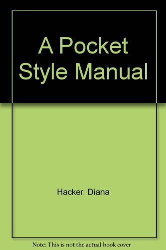 A Pocket Style Manual