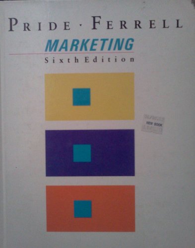 Marketing: Concepts and strategies