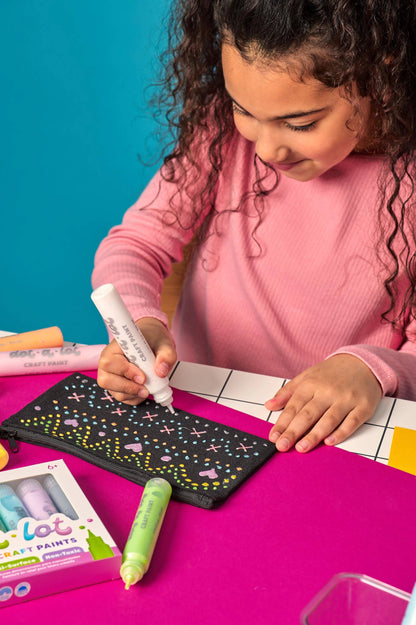 OOLY: Dot-A-Lot: Dimensional Craft Paint - Bright (Set of 8)