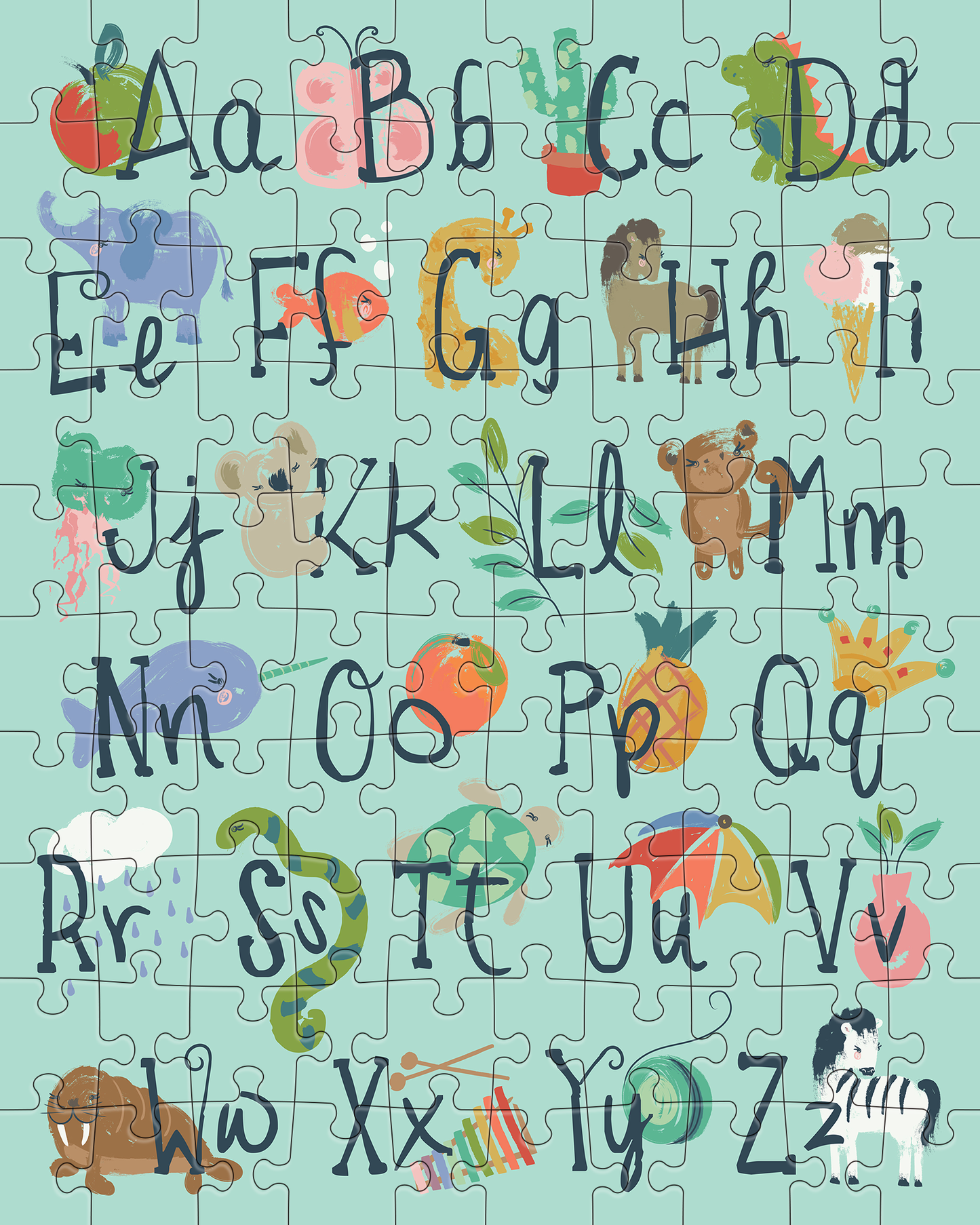 JIGGY Puzzles: JIGGY Junior 100pc: Baby Safari by Jennifer Ellory