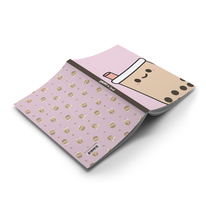 Denik: Smoko Pearl Boba Tea Classic Layflat Notebook