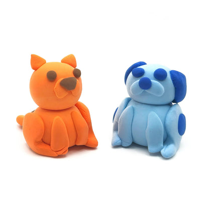 OOLY: Creatibles D.I.Y. Air-Dry Clay Kit: Pet BFFs (Set of 4)