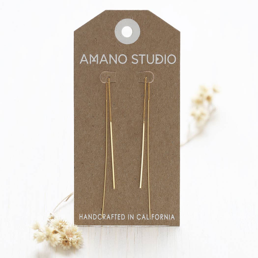 Amano Studio: Needle and Thread Earrings (Sterling Silver)