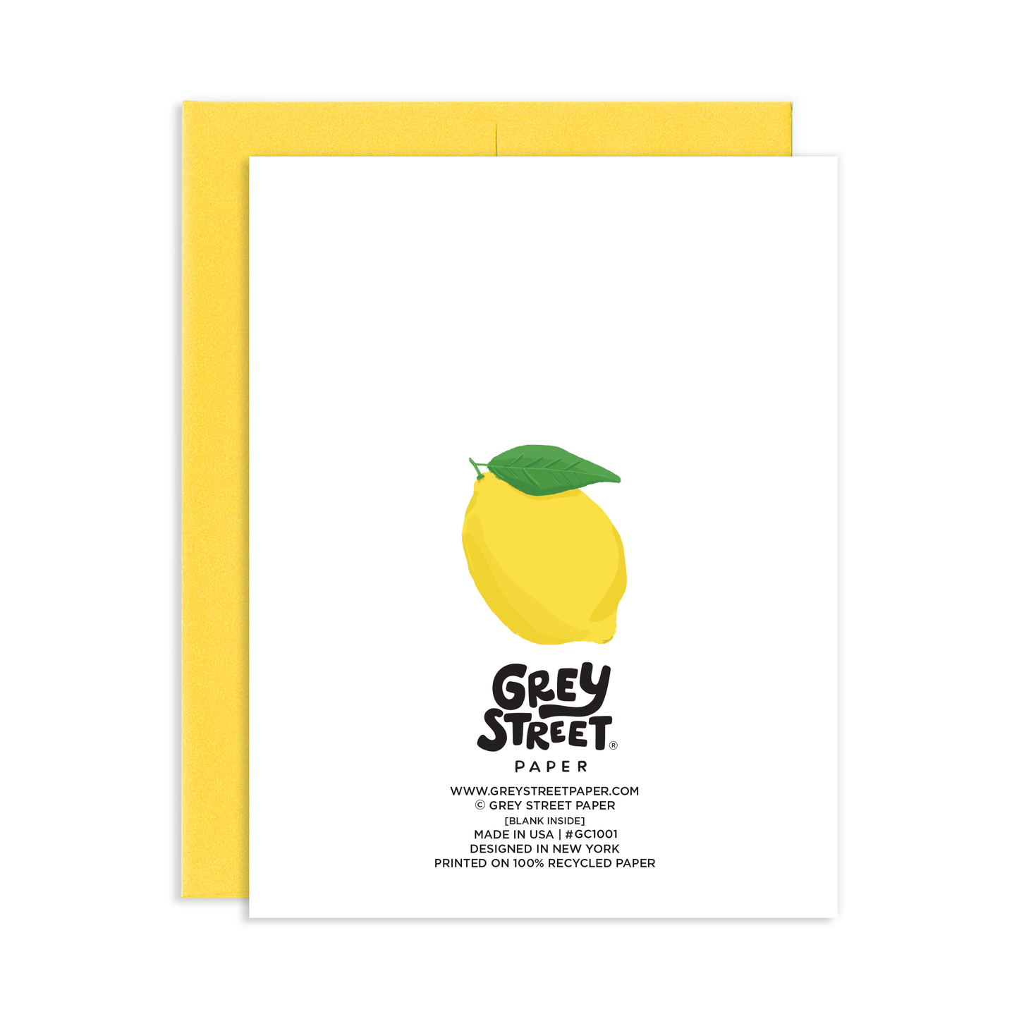 Grey Street Paper: Main Squeeze Greeting Card