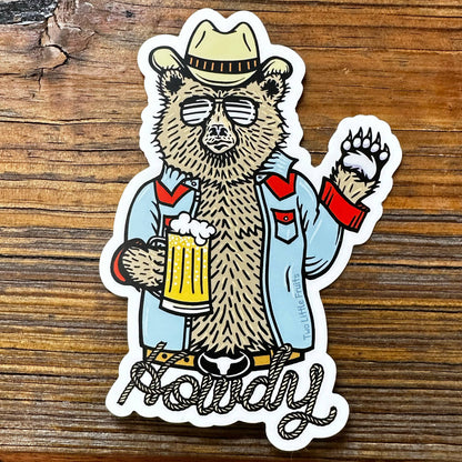 Two Little Fruits: Stickers Western Cowboy  – Durable Vinyl for Gifts & Gear