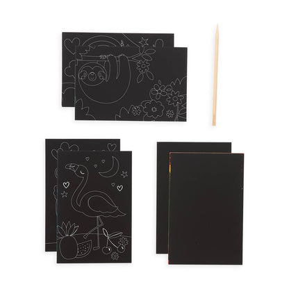 OOLY - Mini Scratch & Scribble Art Kit: Funtastic Friends