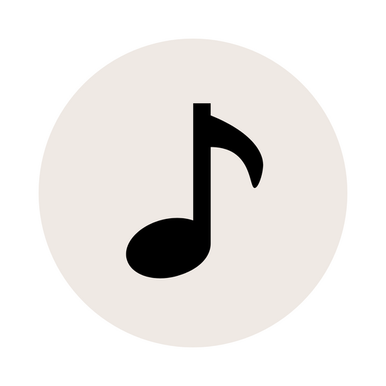 A vector illustration of a music note icon, perfect for use in music-related designs and projects