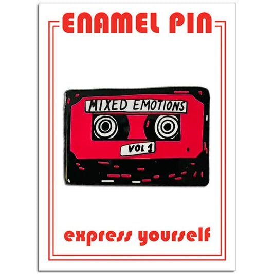 The Found: Mixed Emotions Cassette Tape Pin