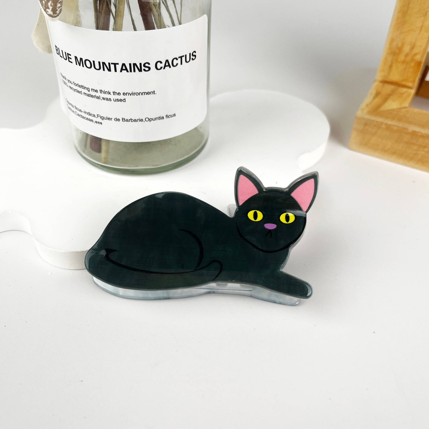 mildstyles: Cat style animal hair claw clip
