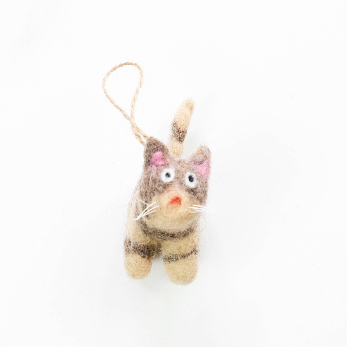 The Winding Road: Little Felt Cat Ornaments