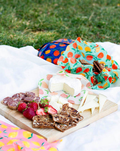 Ecologie: Citrus Beeswax Wrap Set of 3