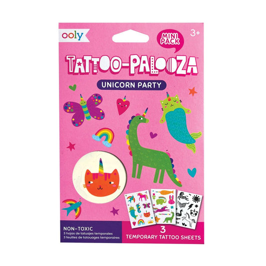 OOLY: Mini Temporary Tattoos -  Unicorn Party