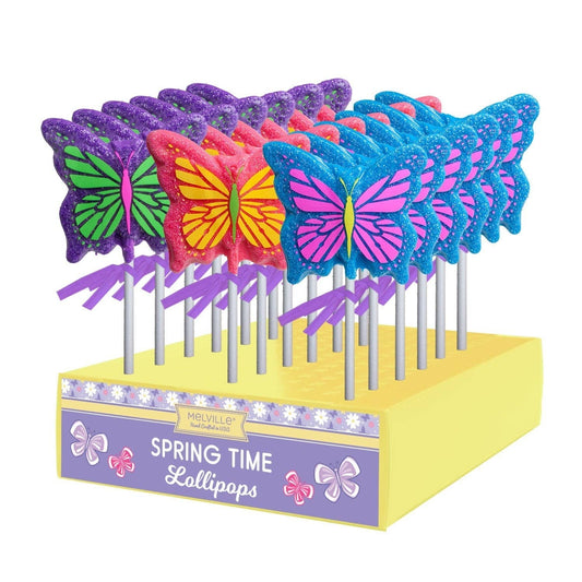 Melville Candy Company: Sanded Butterfly Lollipops