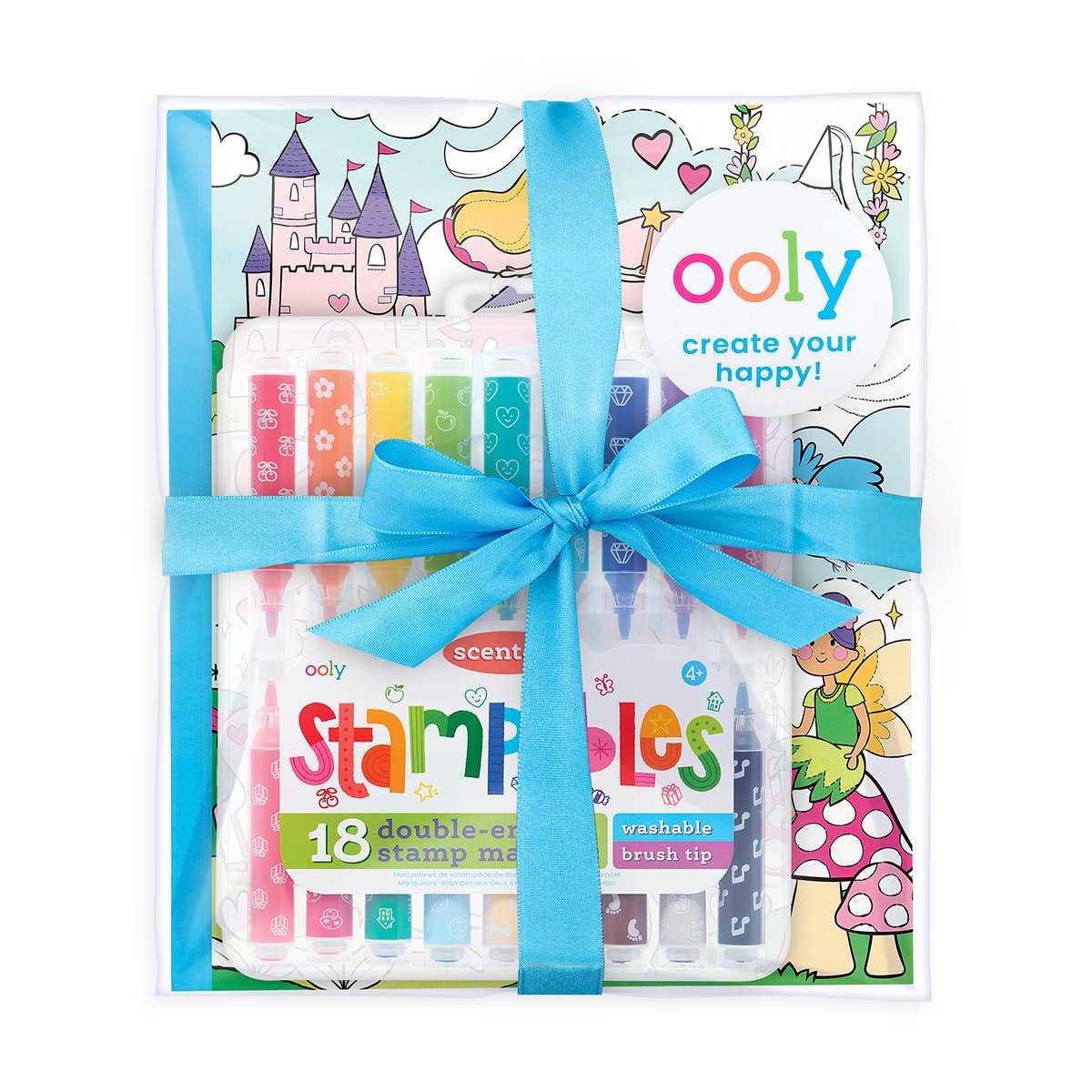 OOLY: Princesses & Fairies Stampables Coloring Pack