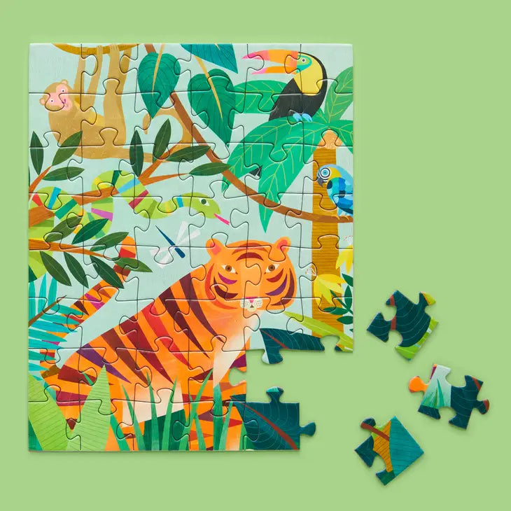 Werkshoppe: In the Jungle - 48 Piece Kids Puzzle Snax