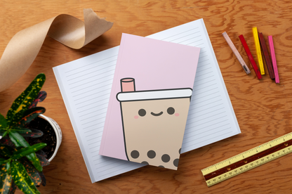 Denik: Smoko Pearl Boba Tea Classic Layflat Notebook