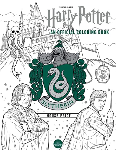 Harry Potter: Slytherin House Pride: The Official Coloring Book: (Gifts Books for Harry Potter Fans, Adult Coloring Books)