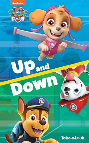 Nickelodeon PAW Patrol - Up and Down Take-a-Look Board Book - Look and Find - PI Kids