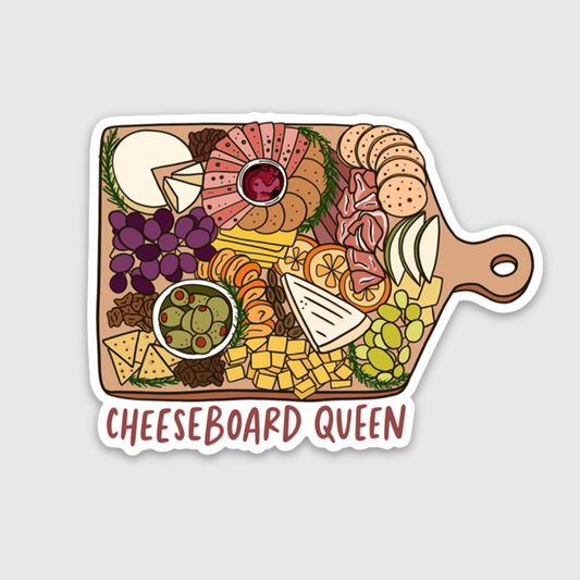 Brittany Paige: Cheeseboard Queen Charcuterie Sticker