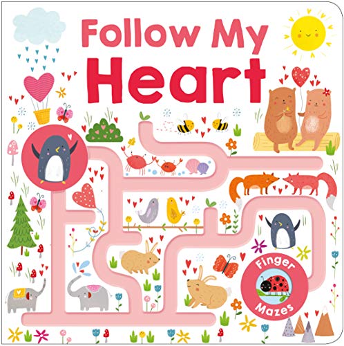 Maze Book: Follow My Heart (Finger Mazes)