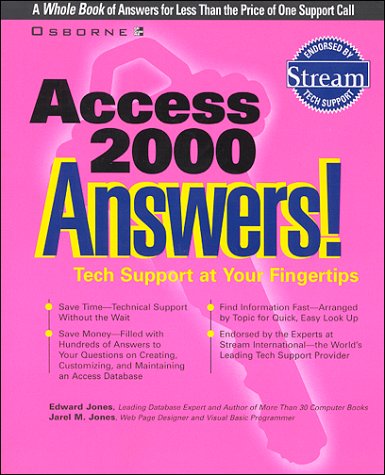 Access 2000 Answers! (Answers Series)