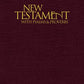 NIV, New Testament with Psalms and Proverbs, Pocket-Sized, Paperback, Burgundy