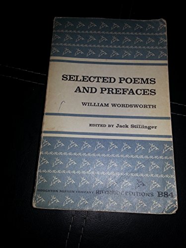 Selected Poems And Prefaces (Riverside Editions)