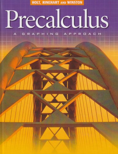 Precalculus: A Graphing Approach