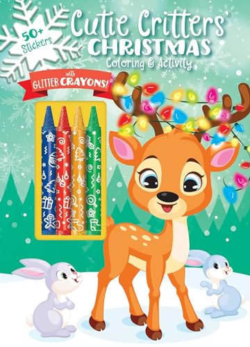 Cutie Critters' Christmas (Color & Activity with Crayons)