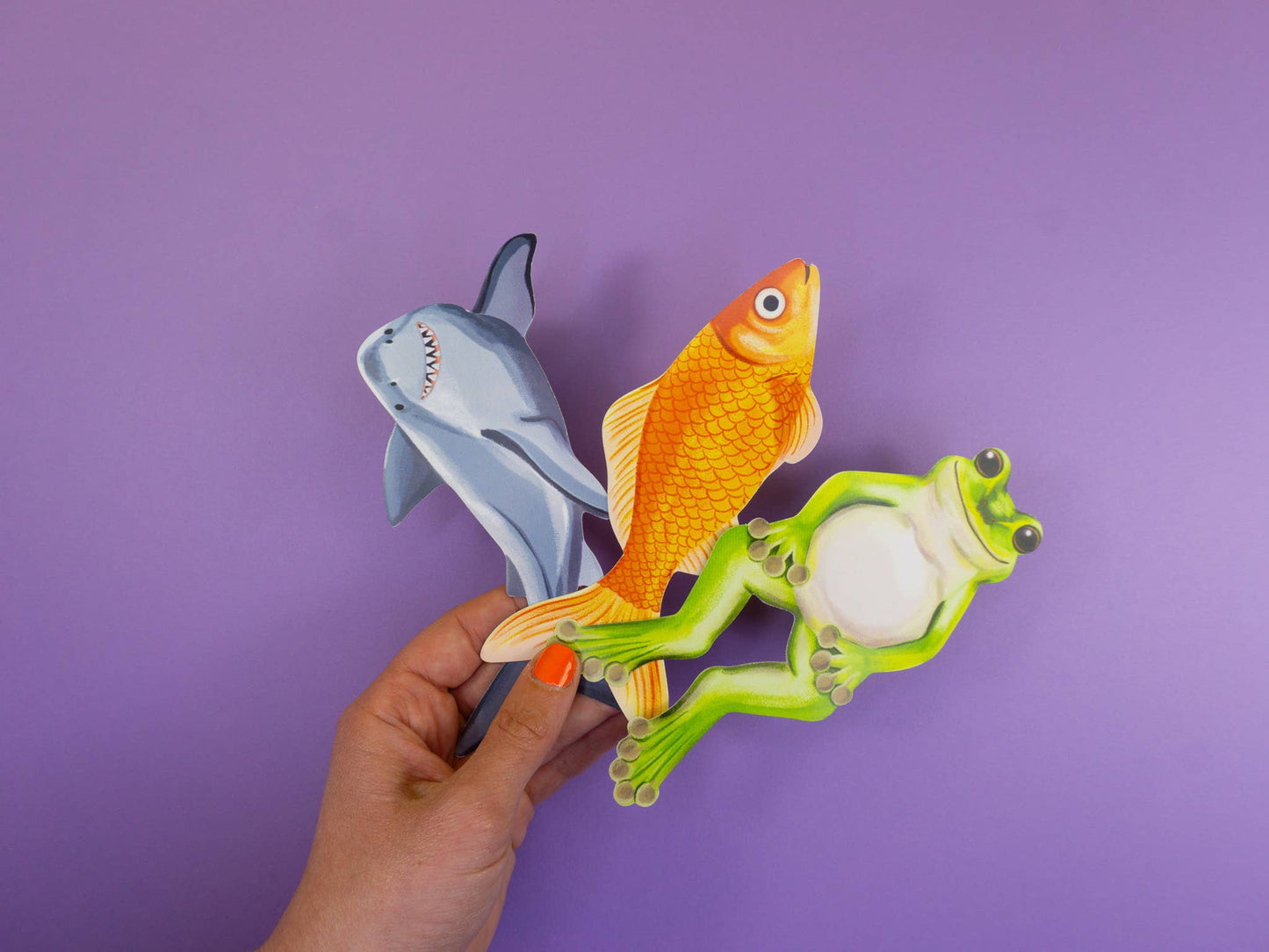 Grey Street Paper: Goldfish Die-Cut Bookmark