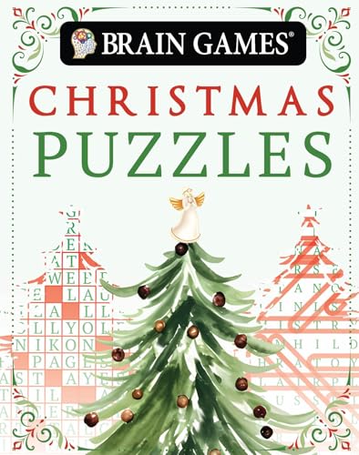 Brain Games - Take-Along - Christmas Puzzles (Stocking Stuffer - Christmas Tree Cover) (Volume 1)