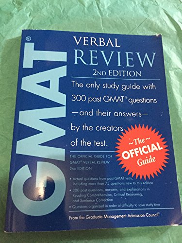 The Official Guide for GMAT Verbal Review, 2nd Edition