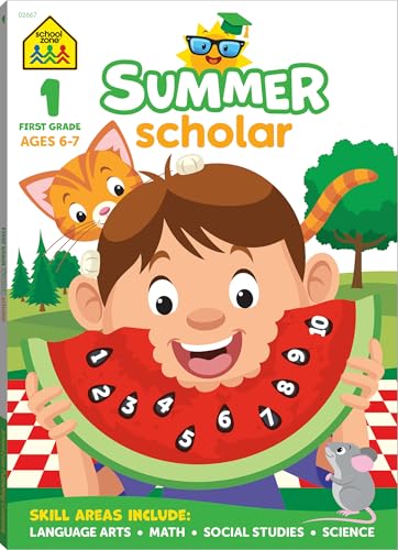 School Zone First Grade Summer Scholar Workbook