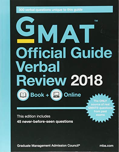GMAT Official Guide 2018 Verbal Review: Book + Online (Official Guide for Gmat Verbal Review)