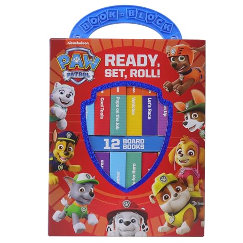 Nickelodeon PAW Patrol Chase, Skye, Marshall, and More! - My First Library Board Book Block 12-Book Set - PI Kids