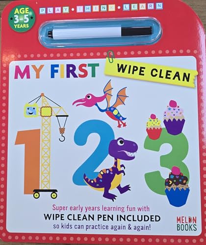 1,2,3 - My First Wipe Clean Book